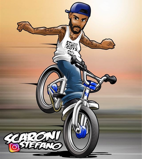 stefano scaroni bmx art