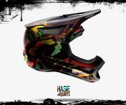 Hasie & The Robots custom helmet