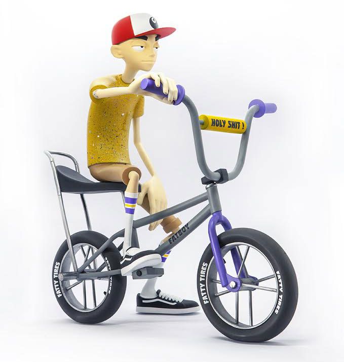 fatboy bmx art toy