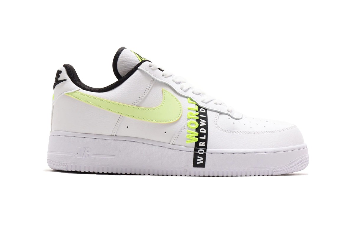 neon nike shoes air force 1