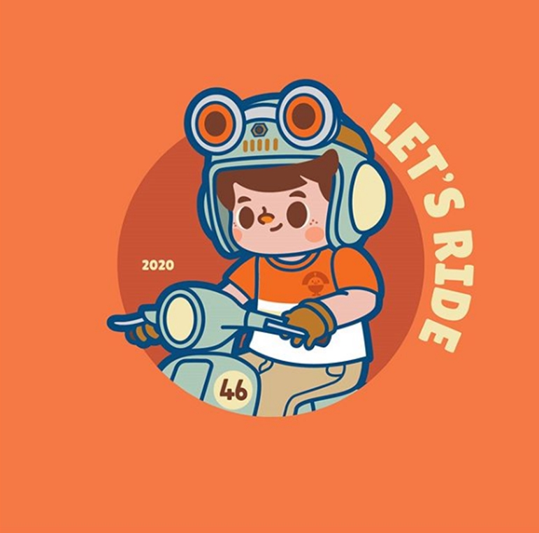 scooter boy poster
