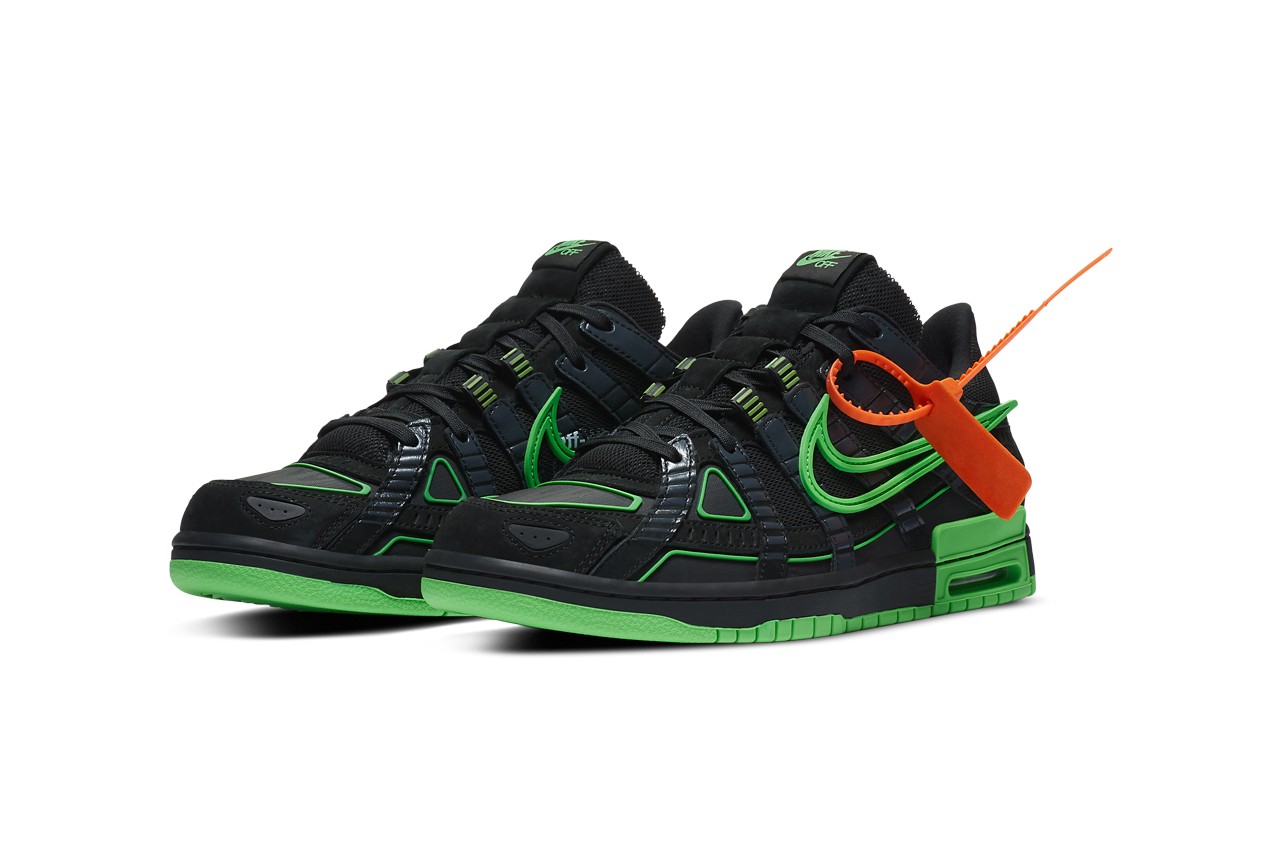 nike air rubber dunk green strike