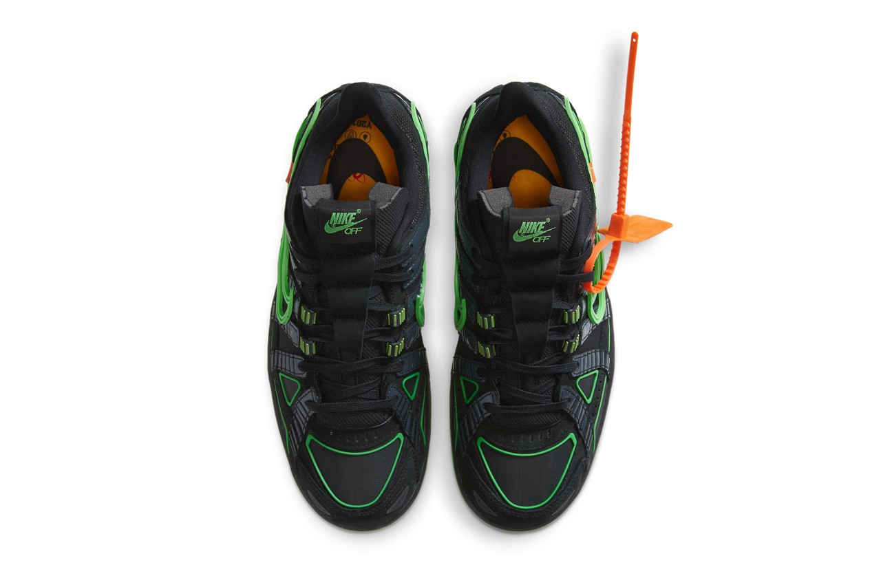 nike off set Virgil Abloh green strike
