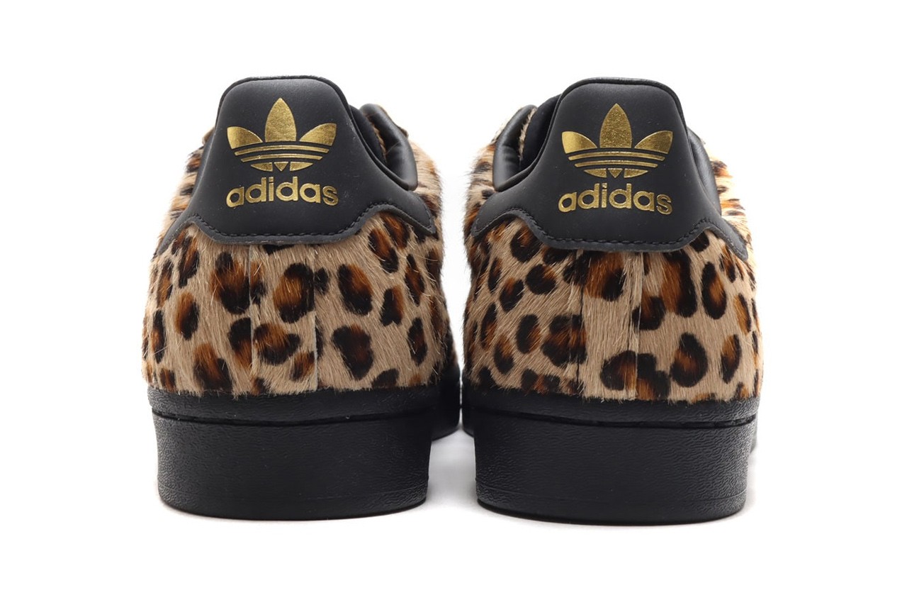 Adidas superstars leopard print