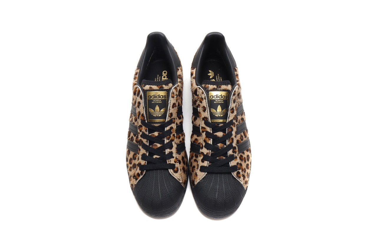 leopard print adidas superstars