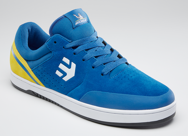 etnies marana blue yellow sneakers