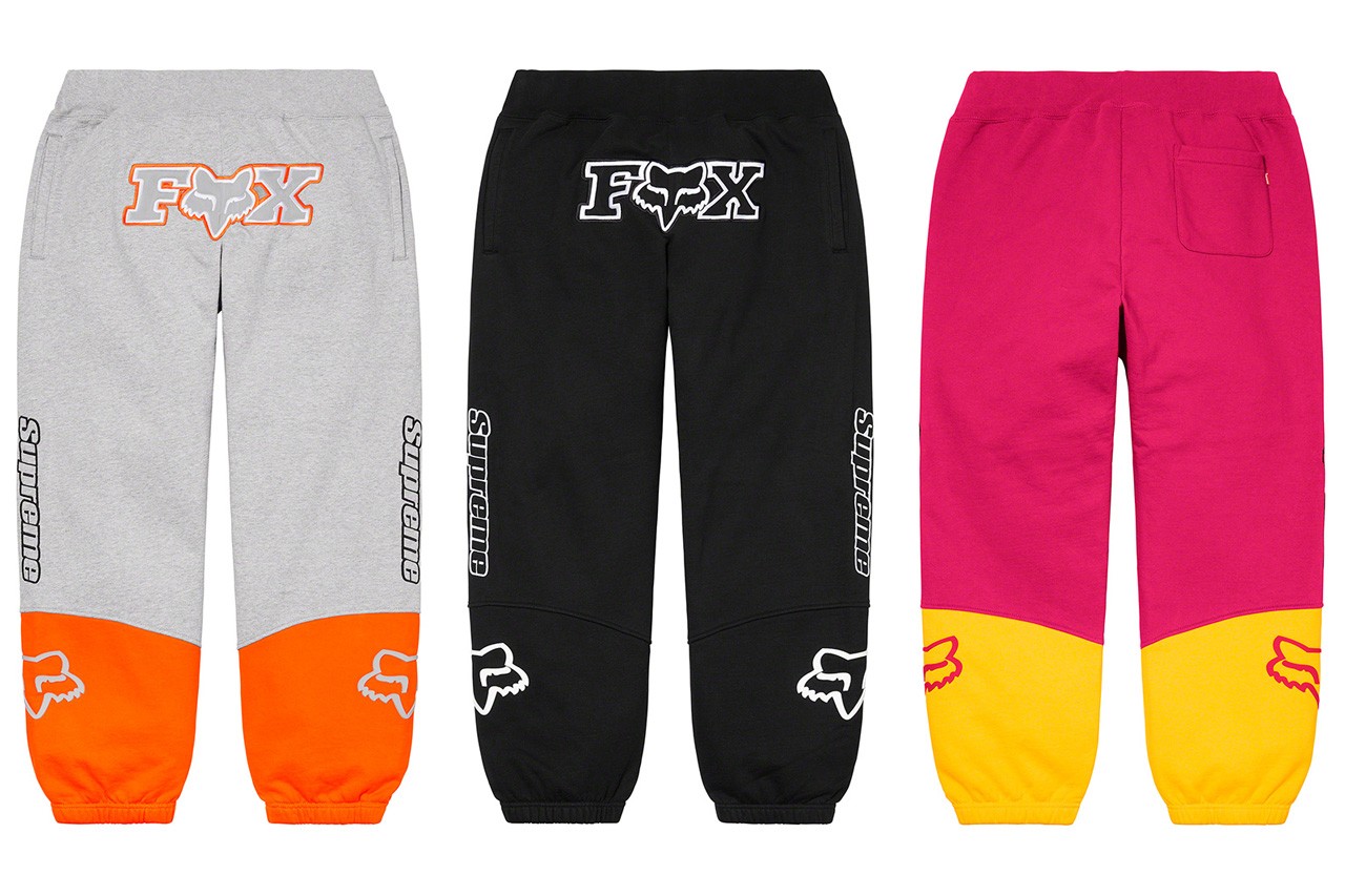 supreme fox collab sweats