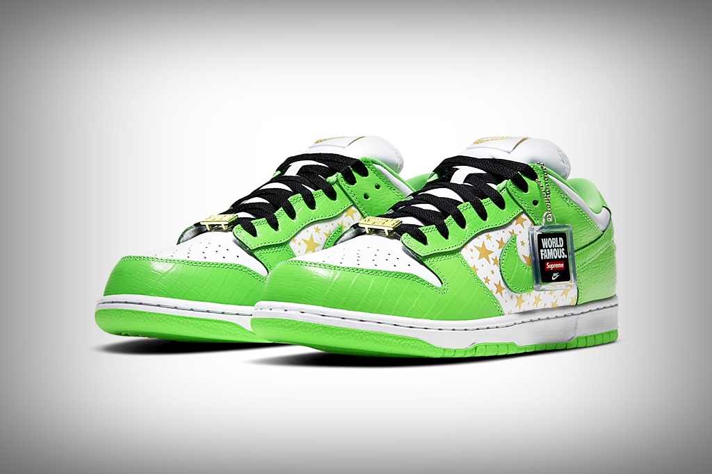 nike supreme mean green SB dunk low