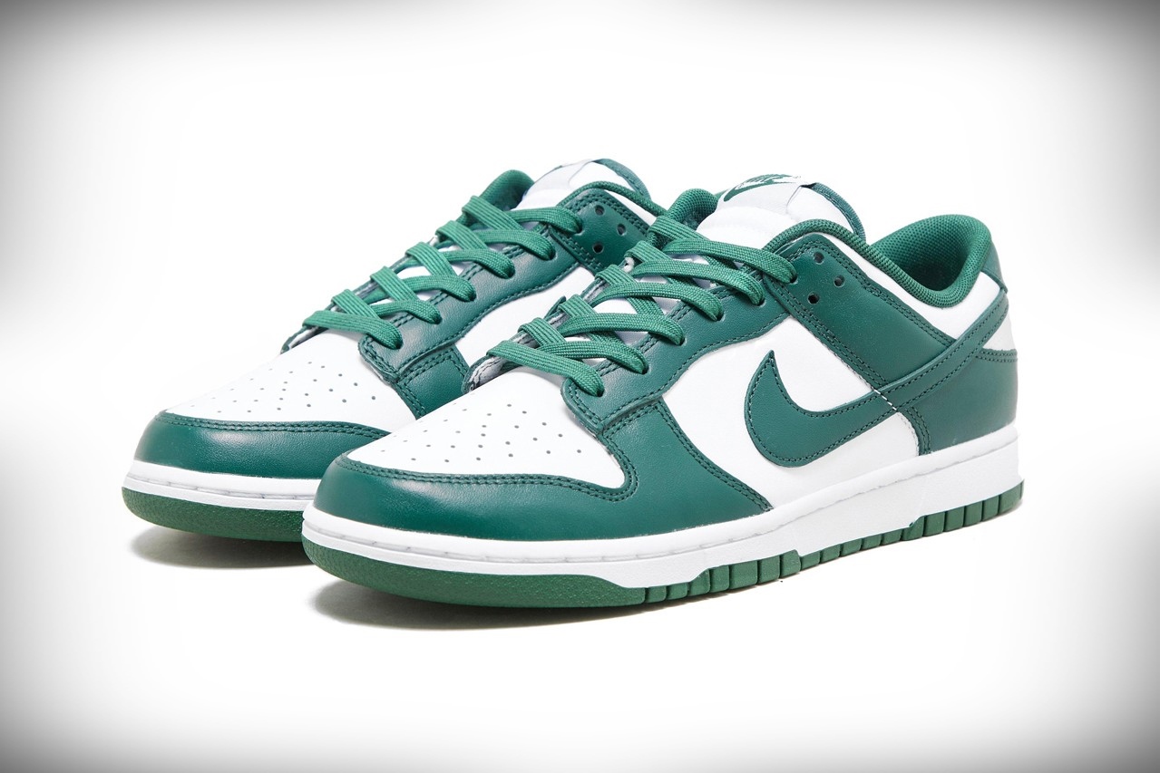 nike dunk low team green