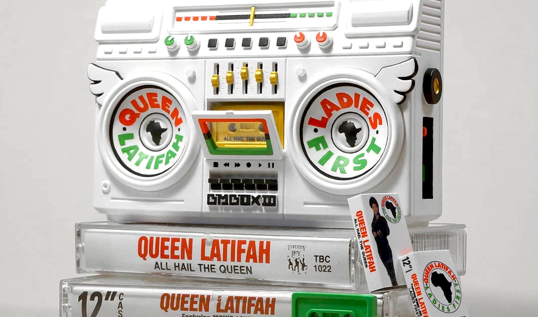 queen latifah art toy boom box