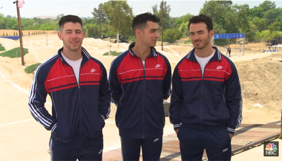 jonas brothers bmx racing olympics