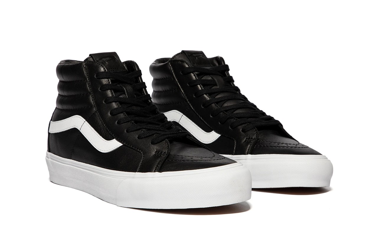 vault by vans leather sneakers pair