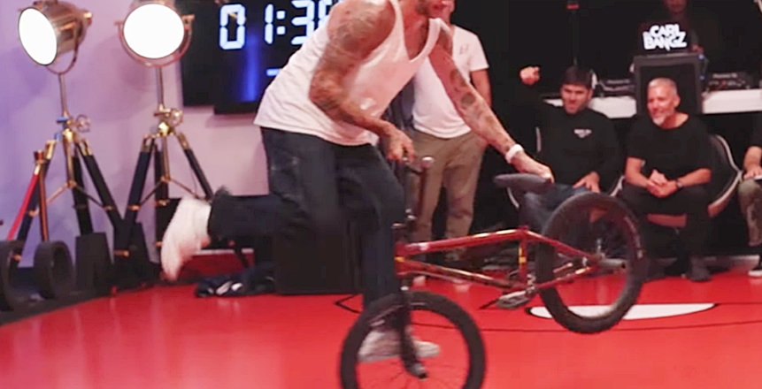 never pff bmx flatland battle