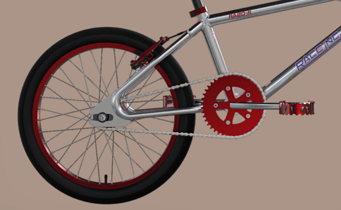race inc ra20-r bmx bike