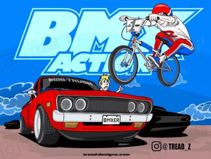 Tread designs BMX art