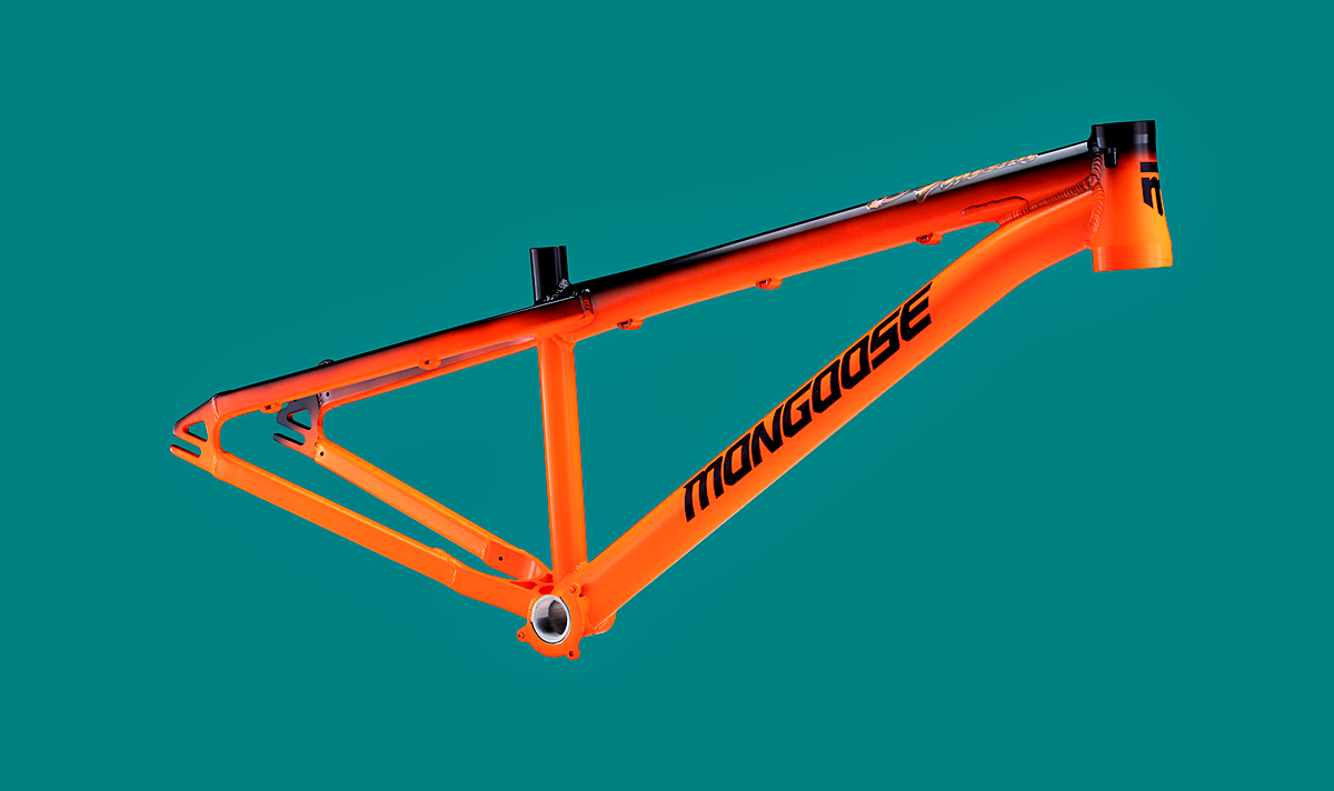 mongoose fireball frame orange black