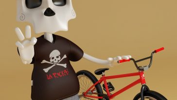 larocka bmx art toy