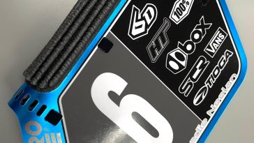 Zeronine bmx numberplate landing panel