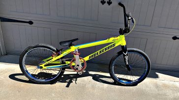supercross Envy RS7 Hi Vis Yellow BMX Race bike