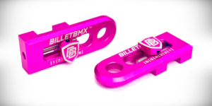 Billet chain tensioner pink