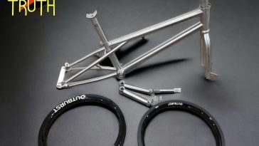 truth bmx titanium street frame