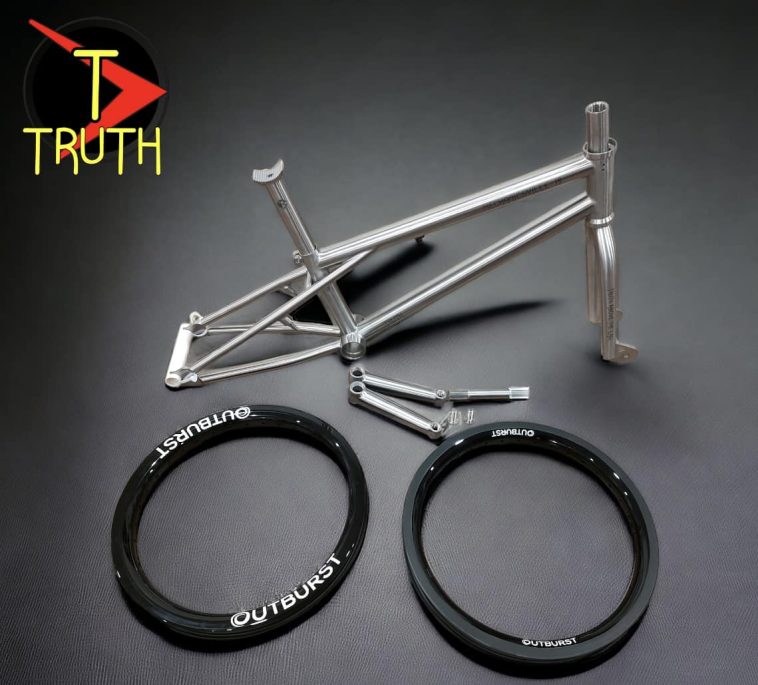 truth bmx titanium street frame