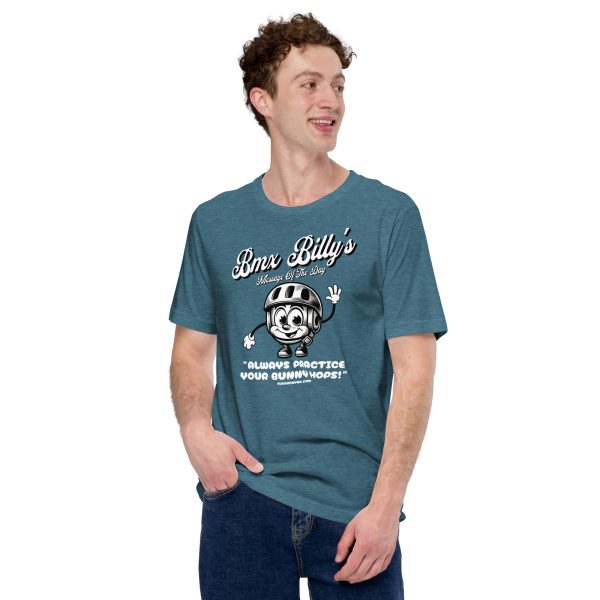 BMX Billy Says Practice Bunny Hops - Messaage Of The Day - T-Shirt - Image 3