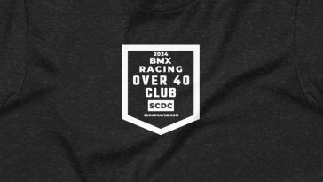 bmx racing over 40 shirt