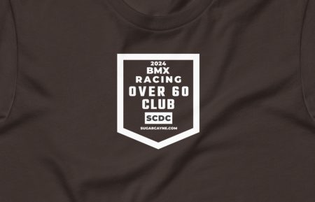 BMX Racing Over 60 club tee