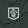 BMX racing over 70 t-shirt