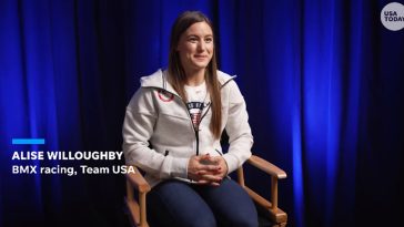 USA Today Alise Willoughby BMX Racing
