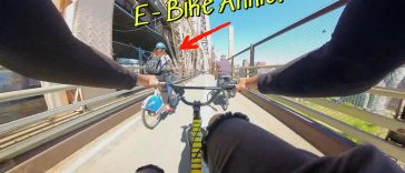impatient E-Biker Gets Passed