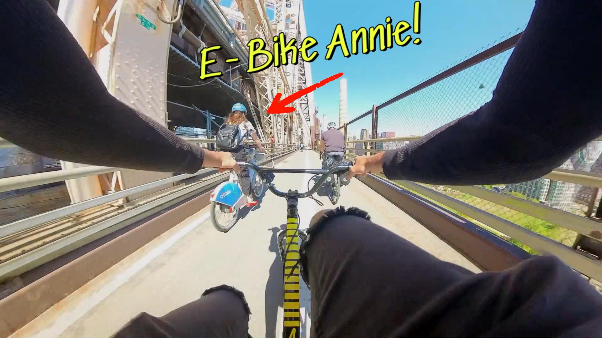 impatient E-Biker Gets Passed