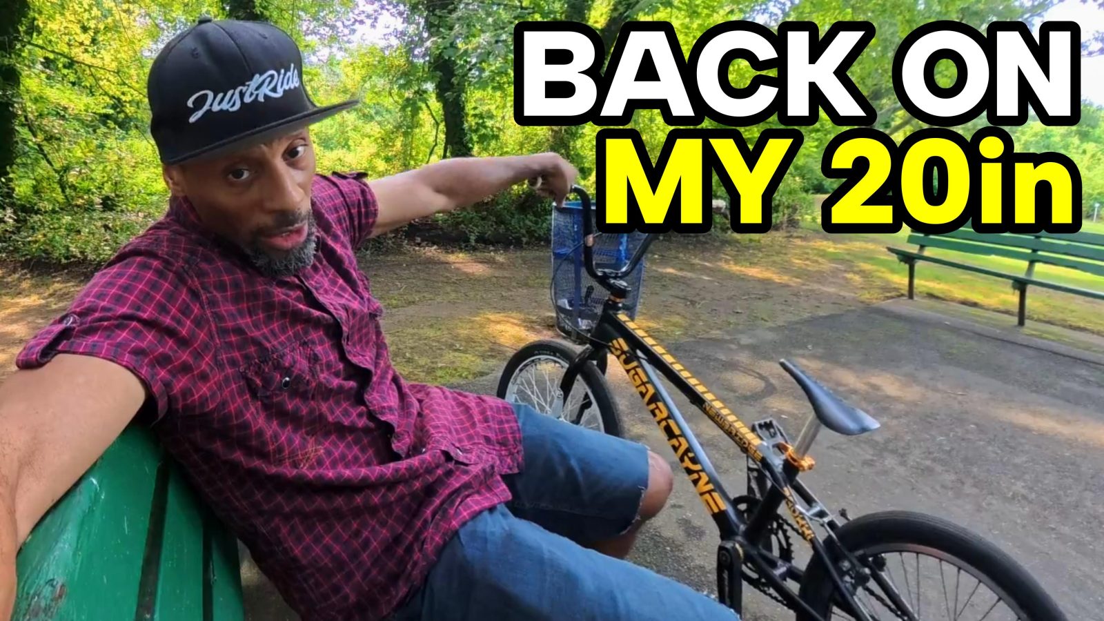 Back to riding the 20in bmx bike