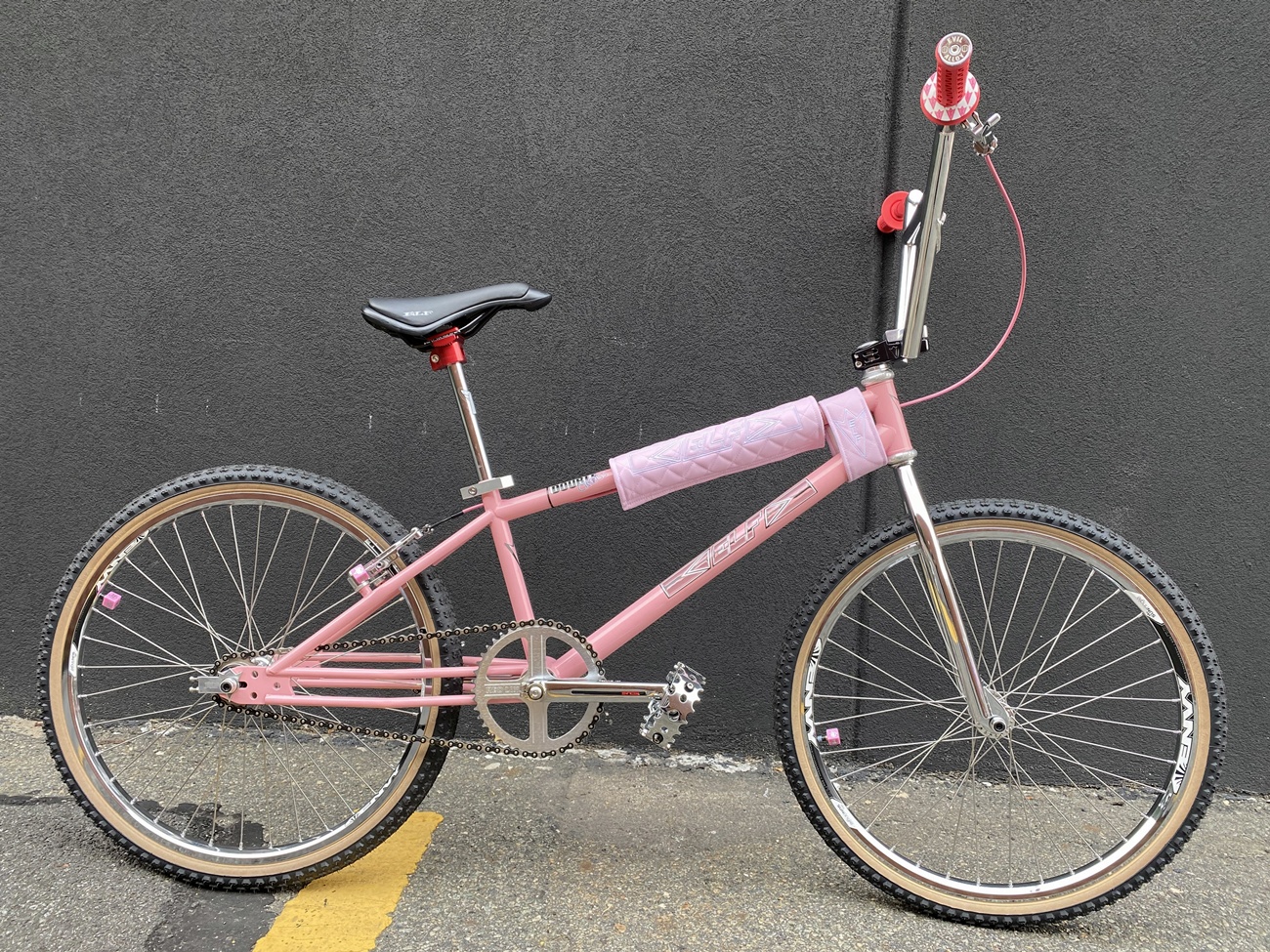 Pink 2018 Elf Doublecross BMX Bike
