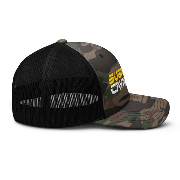 Sugar Cayne Camouflage Trucker Hat - Image 5