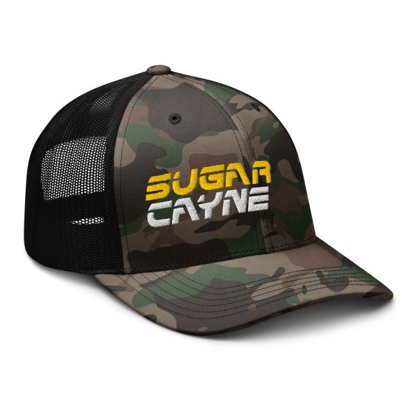 Sugar Cayne Camouflage Trucker Hat - Image 6
