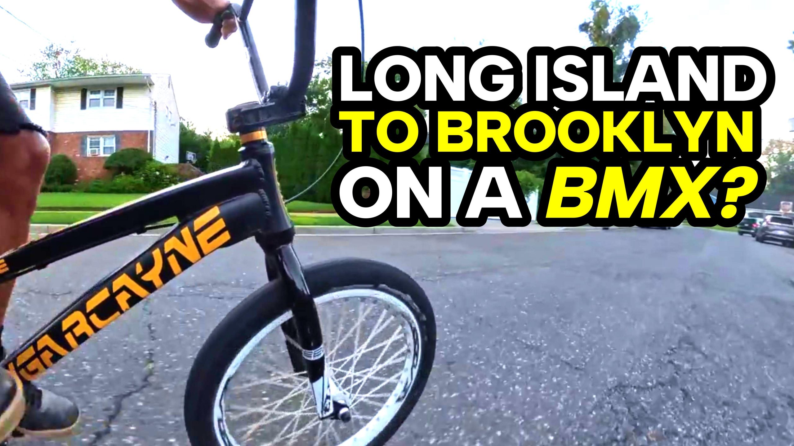 Long Island TO Brooklyn on A BMX Bike