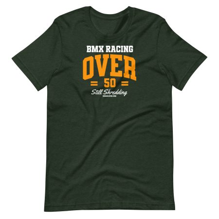 BMX Racing Over 50 Unisex t-shirt