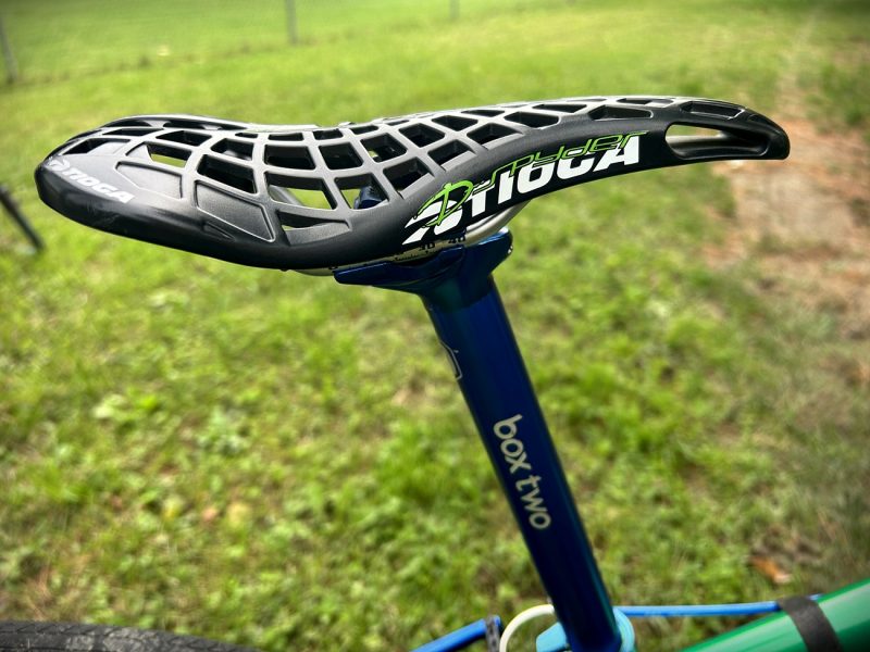 Tioga Spyder railed seat with a Box seat post