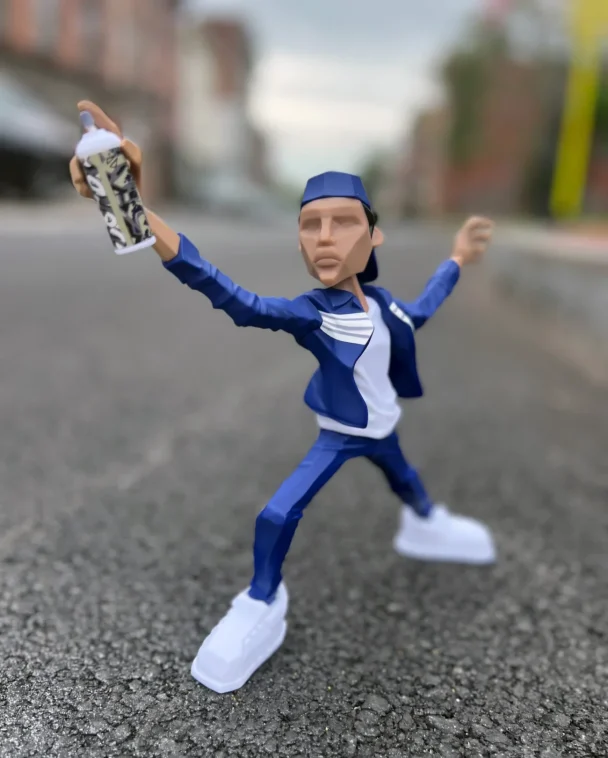 Air Donde art toy figure HipHop toyz