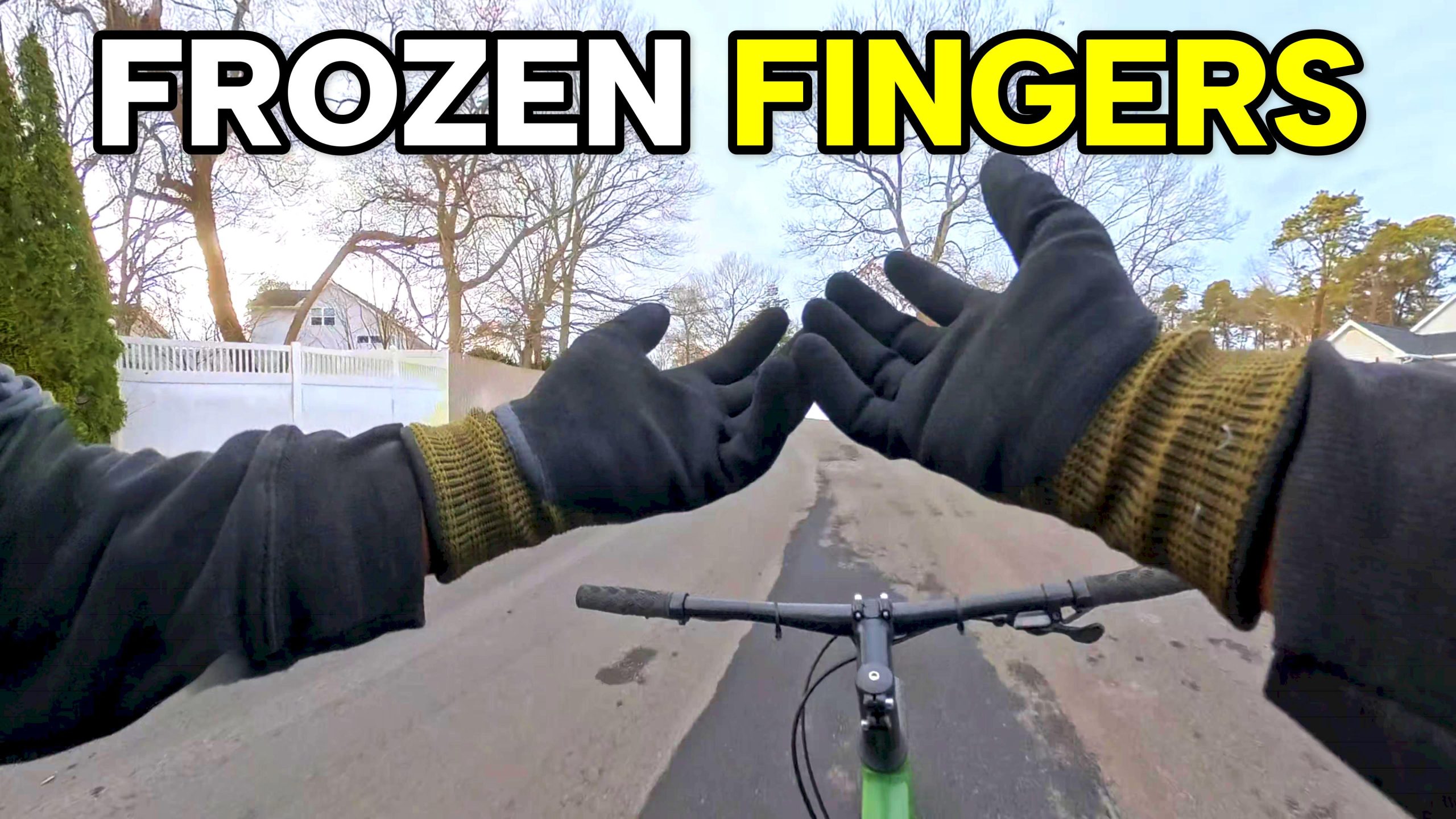 Frozen Fingers in The Cold