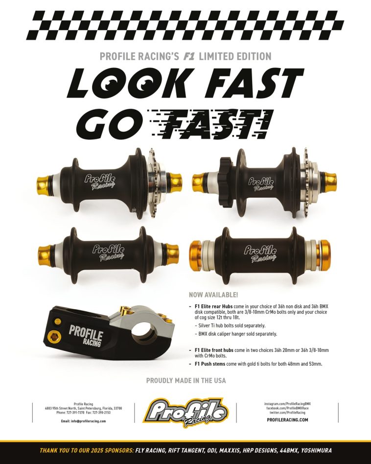 Profile Racing F1 BMX Parts