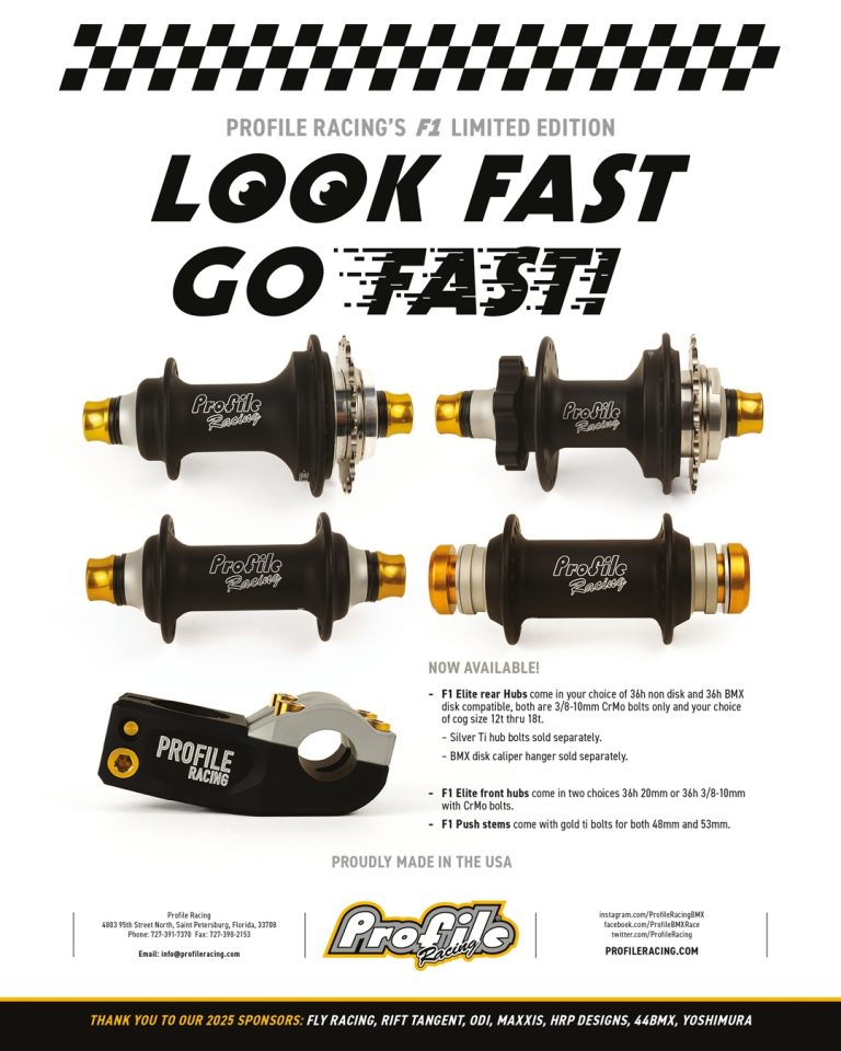 Profile Racing F1 BMX Parts