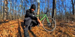 Overton MTB trails on a gravel bike