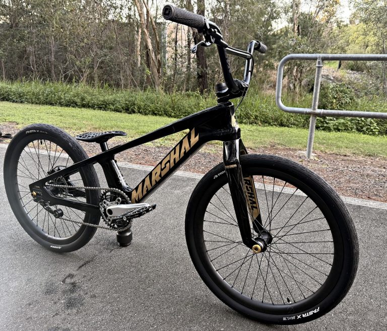 Stephen's 2026 Marshal SR-71 Blackbird Carbon BMX Race Bike